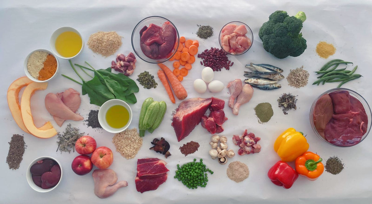 The real ingredients used in our food