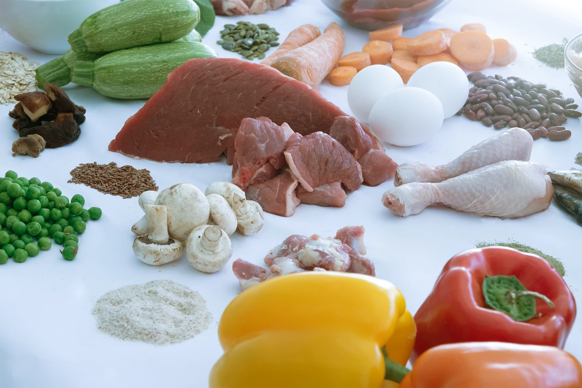 Real meat, vegetables and whole-food ingredients used in Viki's recipes